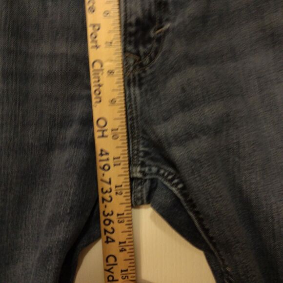 Banana Republic jeans mens 36x30 blue denim straight leg cotton medium wash - Picture 4 of 8